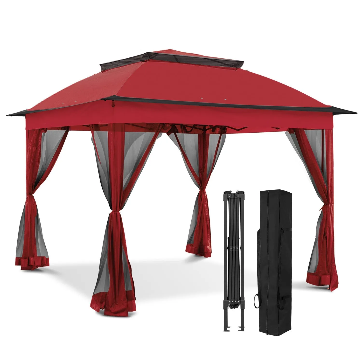11x11 Pop Up Gazebo Tent with Netting