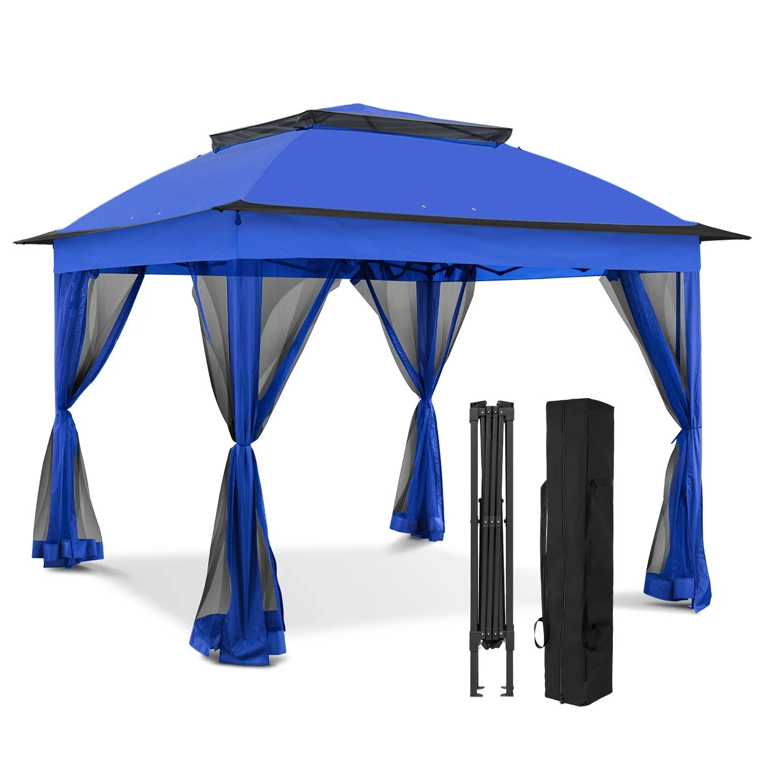 11x11 Pop Up Gazebo Tent with Netting