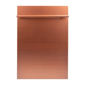 18 in. Top Control Dishwasher in Copper with Stainless Steel Tub and Modern Style Handle