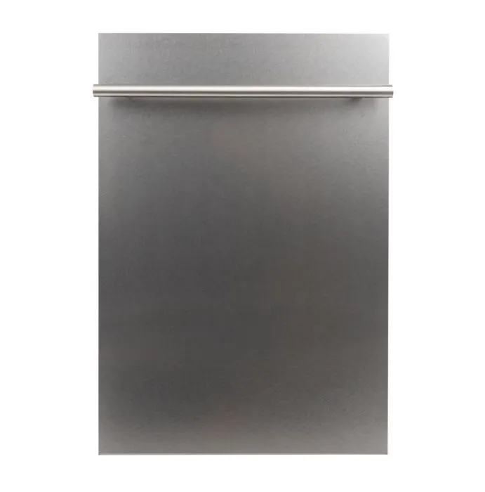 18 in. Top Control Dishwasher in Snow Finished Stainless Steel with Stainless Steel Tub and Modern Style Handle