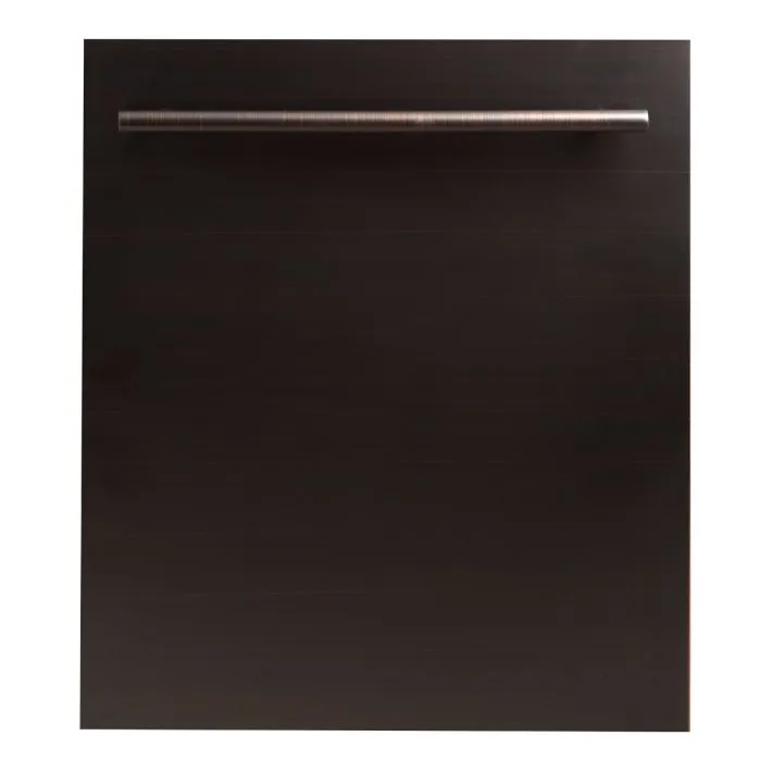 24 in. Top Control Dishwasher in Oil-Rubbed Bronze with Stainless Steel Tub and Modern Style Handle