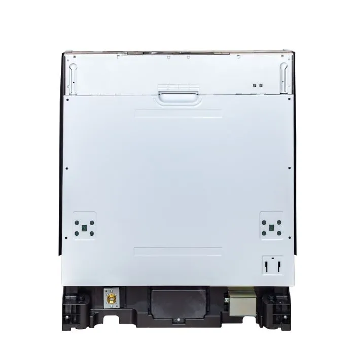 24 IN. Top Control Dishwasher in White Matte with Stainless Steel Tub and Traditional Style Handle