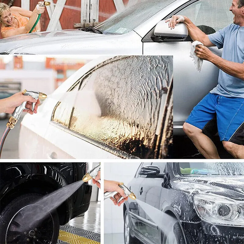 2PCS High Pressure Washer Gun | Brass Spray Nozzle | Garden Hose Pipe Car Washing | AU