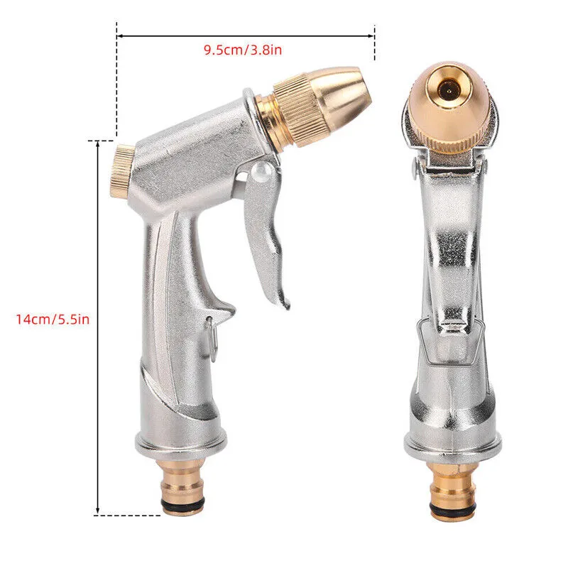 2PCS High Pressure Washer Gun | Brass Spray Nozzle | Garden Hose Pipe Car Washing | AU