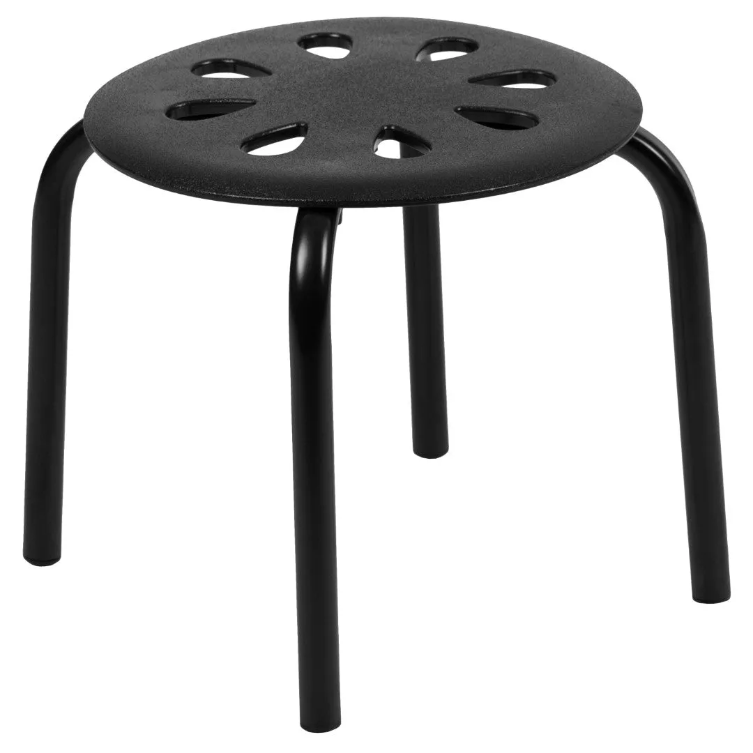 5-Pack Commercial Grade Stack Stools, 11.5" Height, Lightweight & Durable