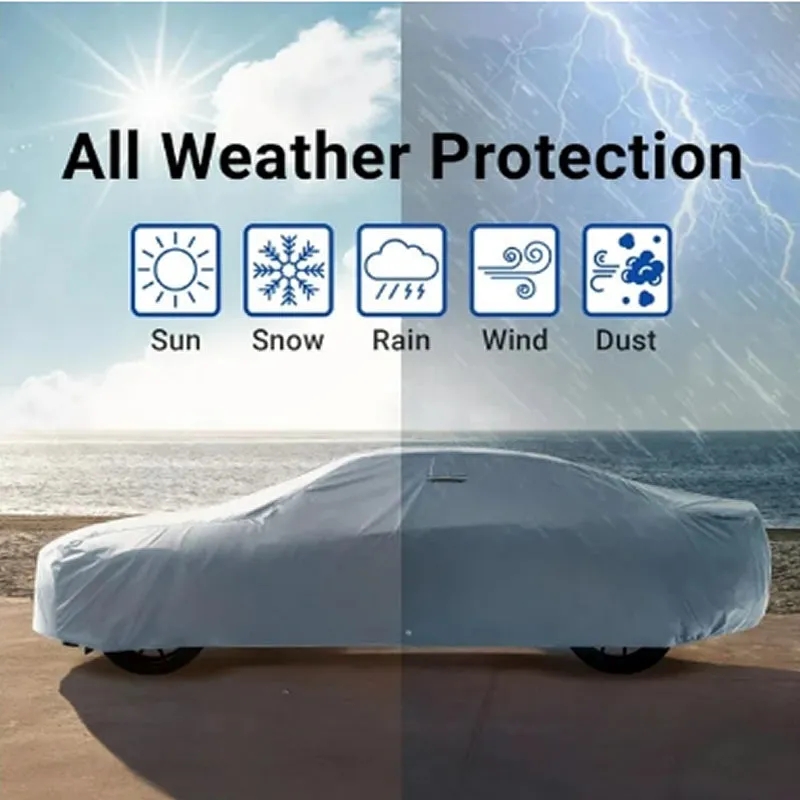 540 X 175 X 120Cm Xl Waterproof Car Cover Ultra-Lite Peva Material-Jg20375140