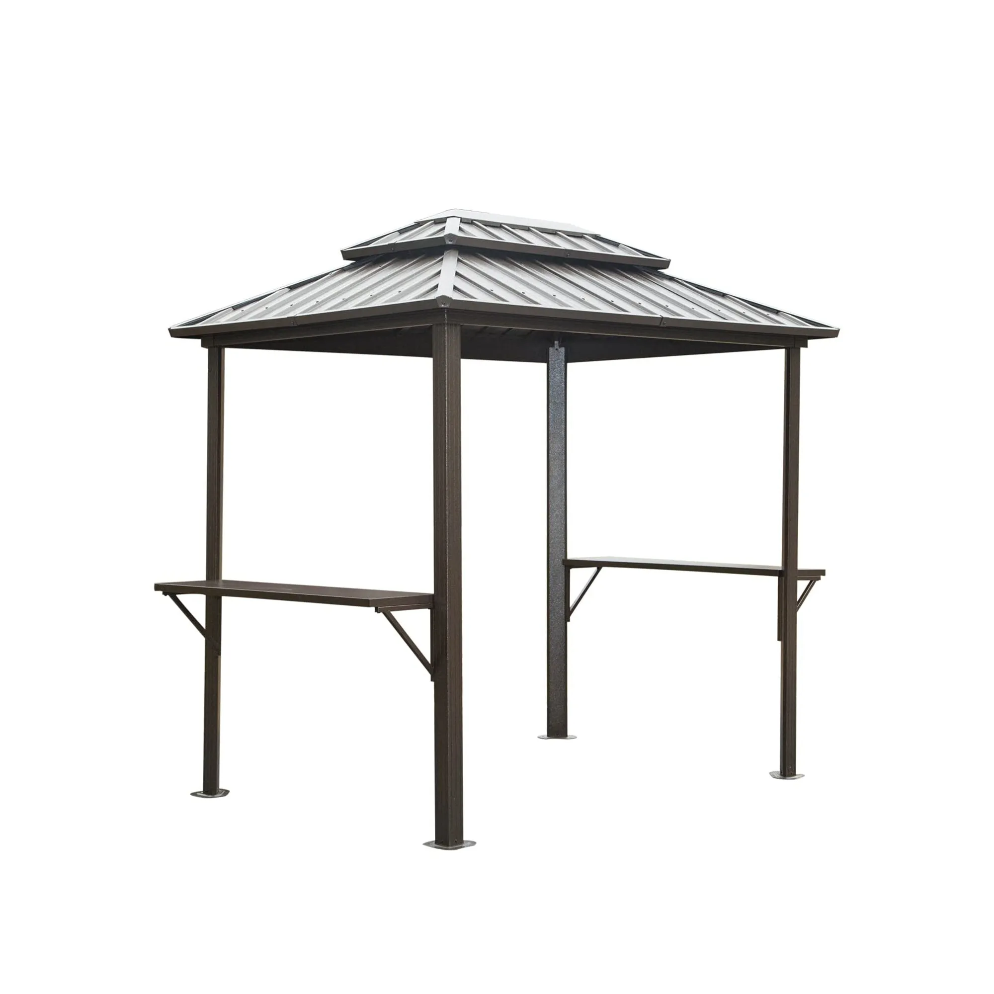 8×6 ft Grill Gazebo, Aluminum BBQ Gazebo