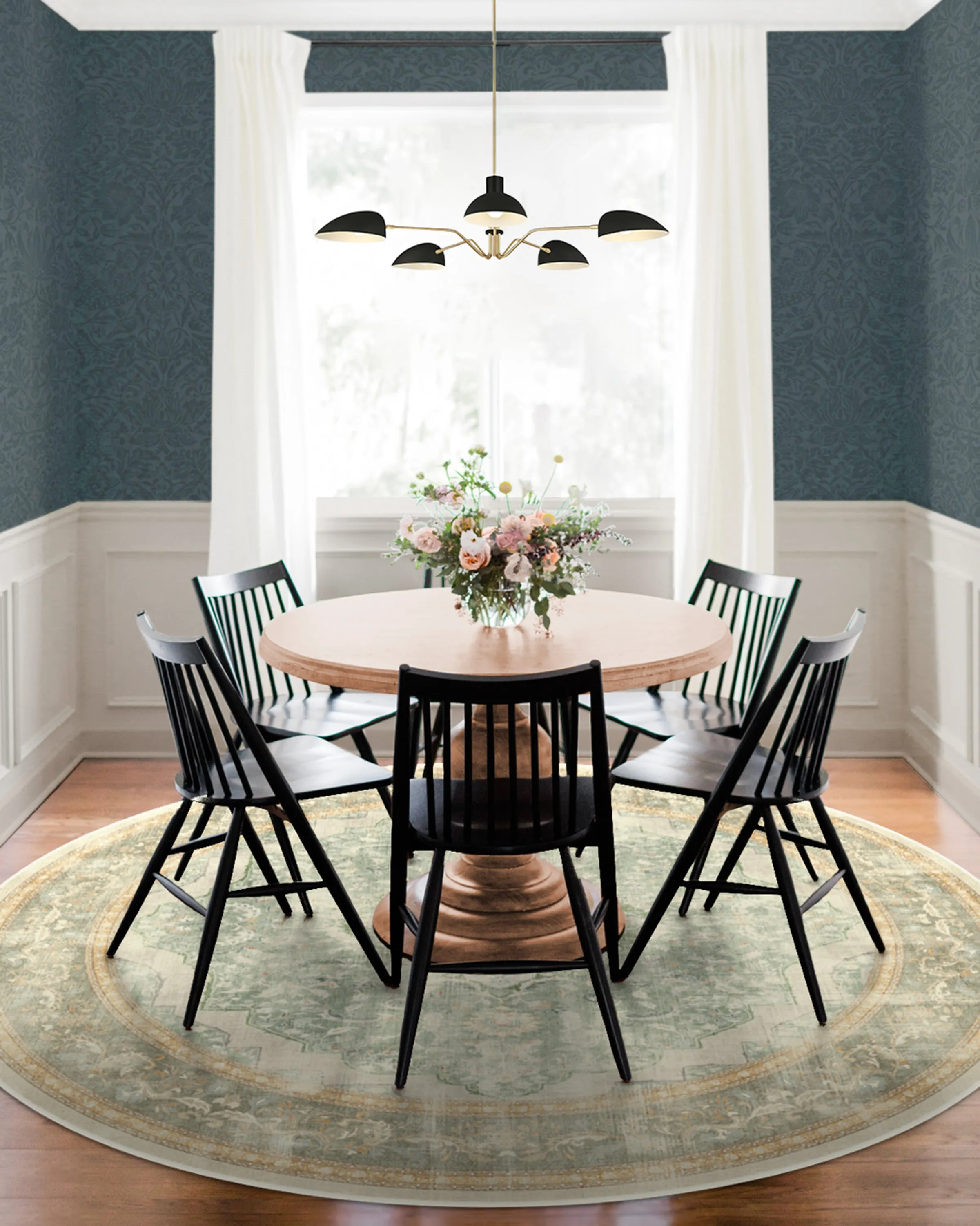 Adeline Natural Sage Tufted Rug