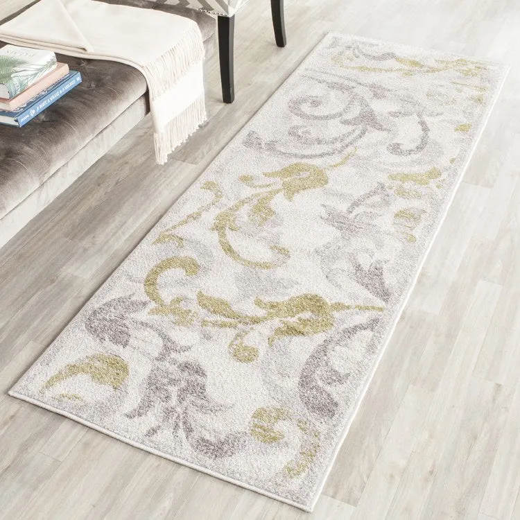 Amherst 2' 3" x 11' Indoor/Outdoor Woven Area Rug - Ivory/Light Gray