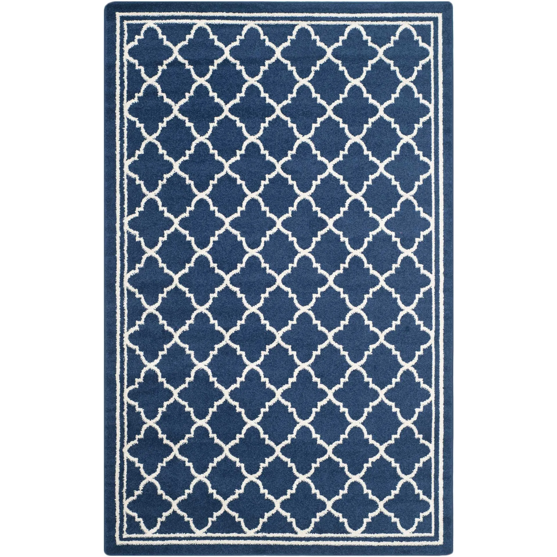 Amherst Lantern Navy/Beige Area Rug