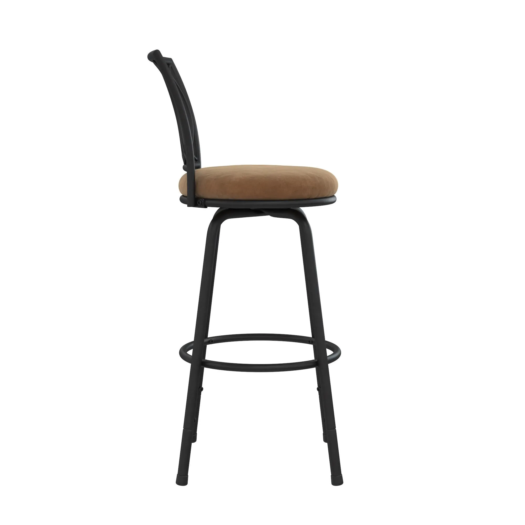 Arcadio Upholstered Seat Swivel Barstool