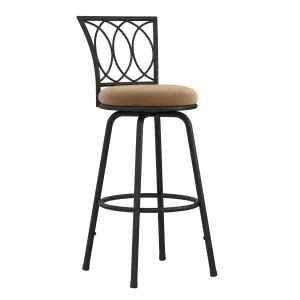 Arcadio Upholstered Seat Swivel Barstool