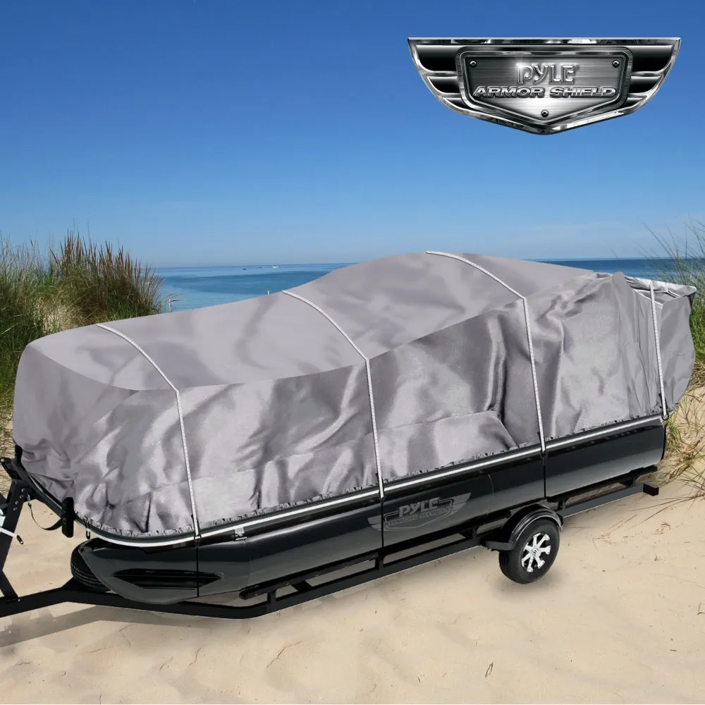 Armor Shield Trailer Guard Pontoon Boat Cover 25'-28'L Beam Width To 96''