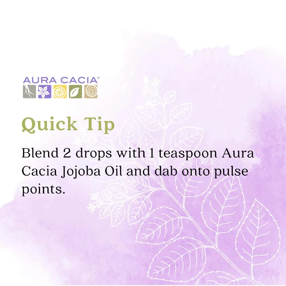 Aura Cacia 100% Dark Patchouli Essential Oil | GC/MS Tested for Purity | 15 ml (0.5 fl. oz.) | Pogostemon cablin