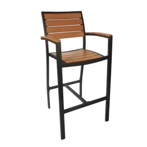 BFM Seating PH101BTKBL Bar Stool