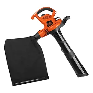 BLACK DECKER 3-in-1 Electric Leaf Blower, Leaf Vacuum/Mulcher, Corded, 12-Amp (BV6600)