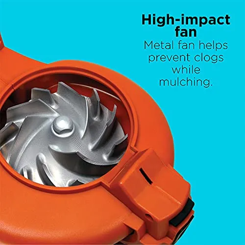 BLACK DECKER 3-in-1 Electric Leaf Blower, Leaf Vacuum/Mulcher, Corded, 12-Amp (BV6600)