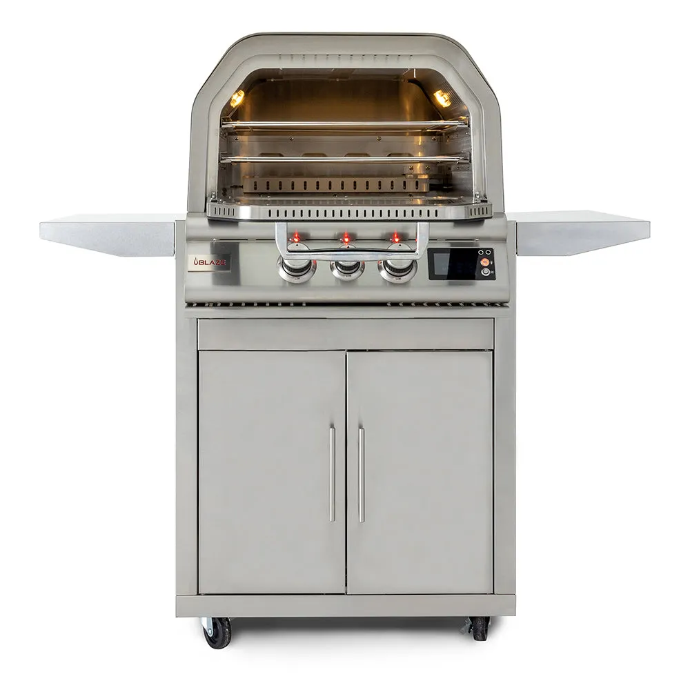 Blaze 26" Propane Pizza Oven With Rotisserie Stainless Steel BLZ-26-PZOVN-LP