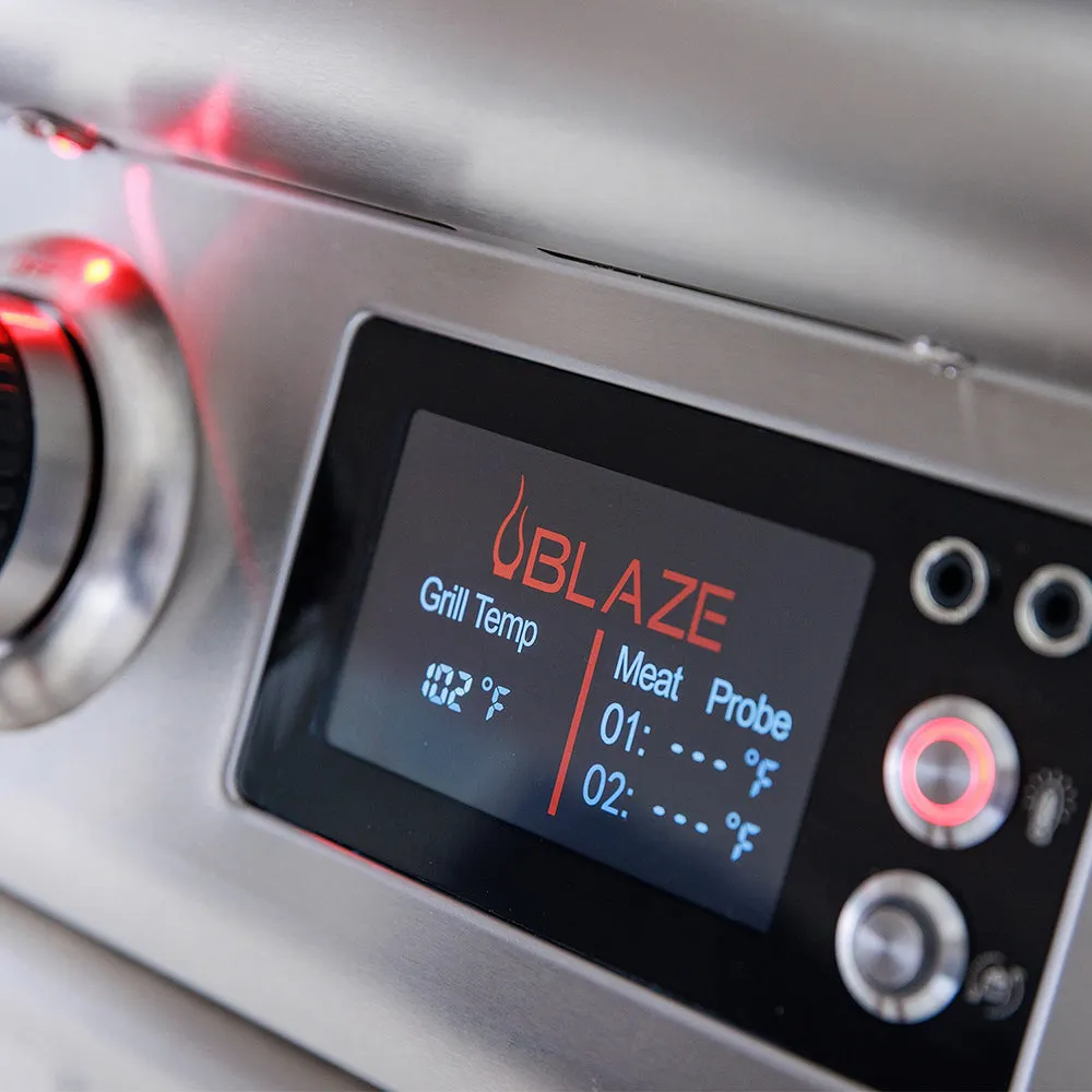 Blaze 26" Propane Pizza Oven With Rotisserie Stainless Steel BLZ-26-PZOVN-LP