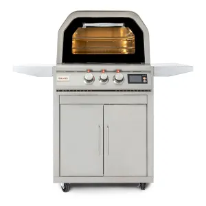 Blaze 26" Propane Pizza Oven With Rotisserie Stainless Steel BLZ-26-PZOVN-LP