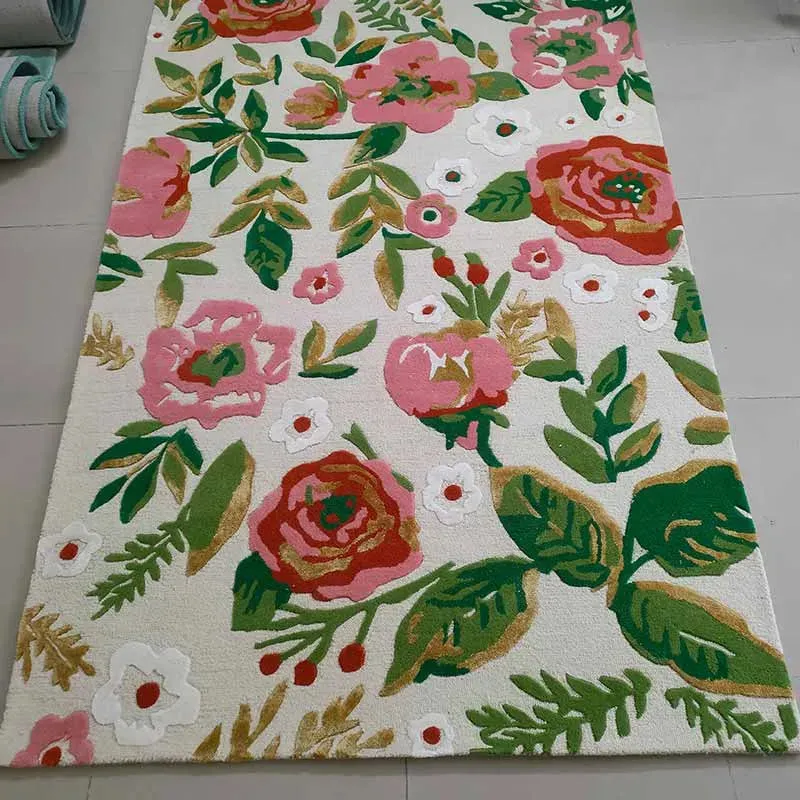 Blossom Premium Woolen Rug | 8 x 5 Feet