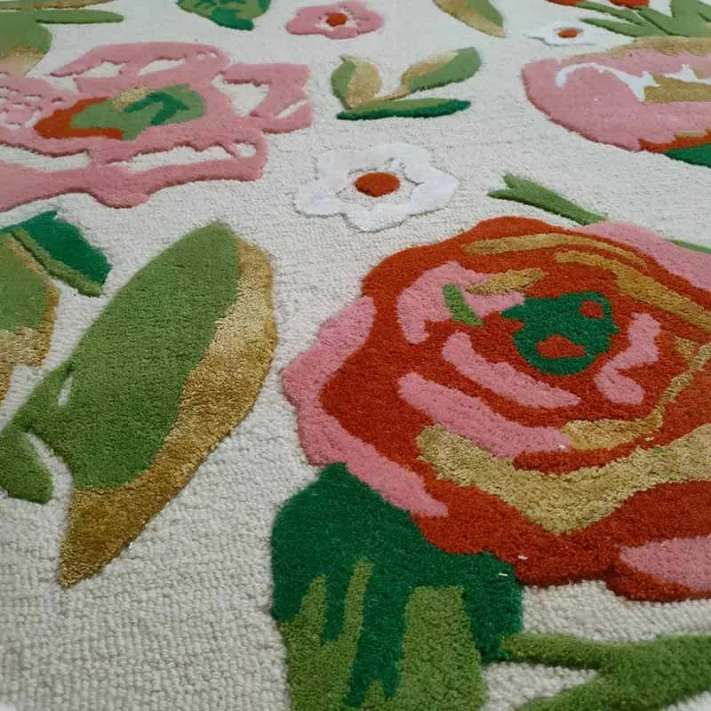 Blossom Premium Woolen Rug | 8 x 5 Feet