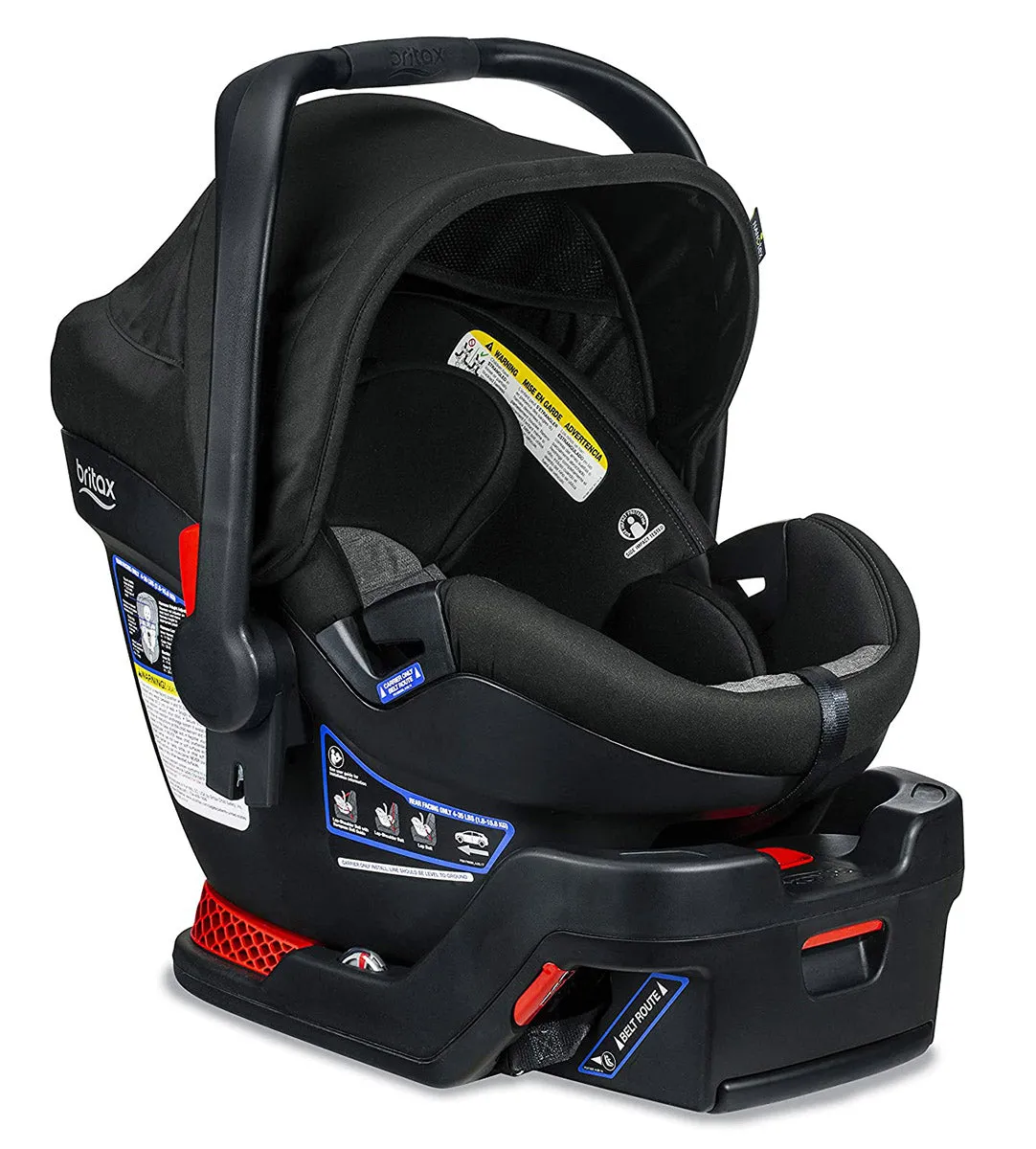 BOB Revolution Flex 3.0 Duallie Double Jogging Stroller   Britax B-Safe Ultra Gen1 Infant Car Seat Travel System Bundle - Lunar Black/StayClean Gray