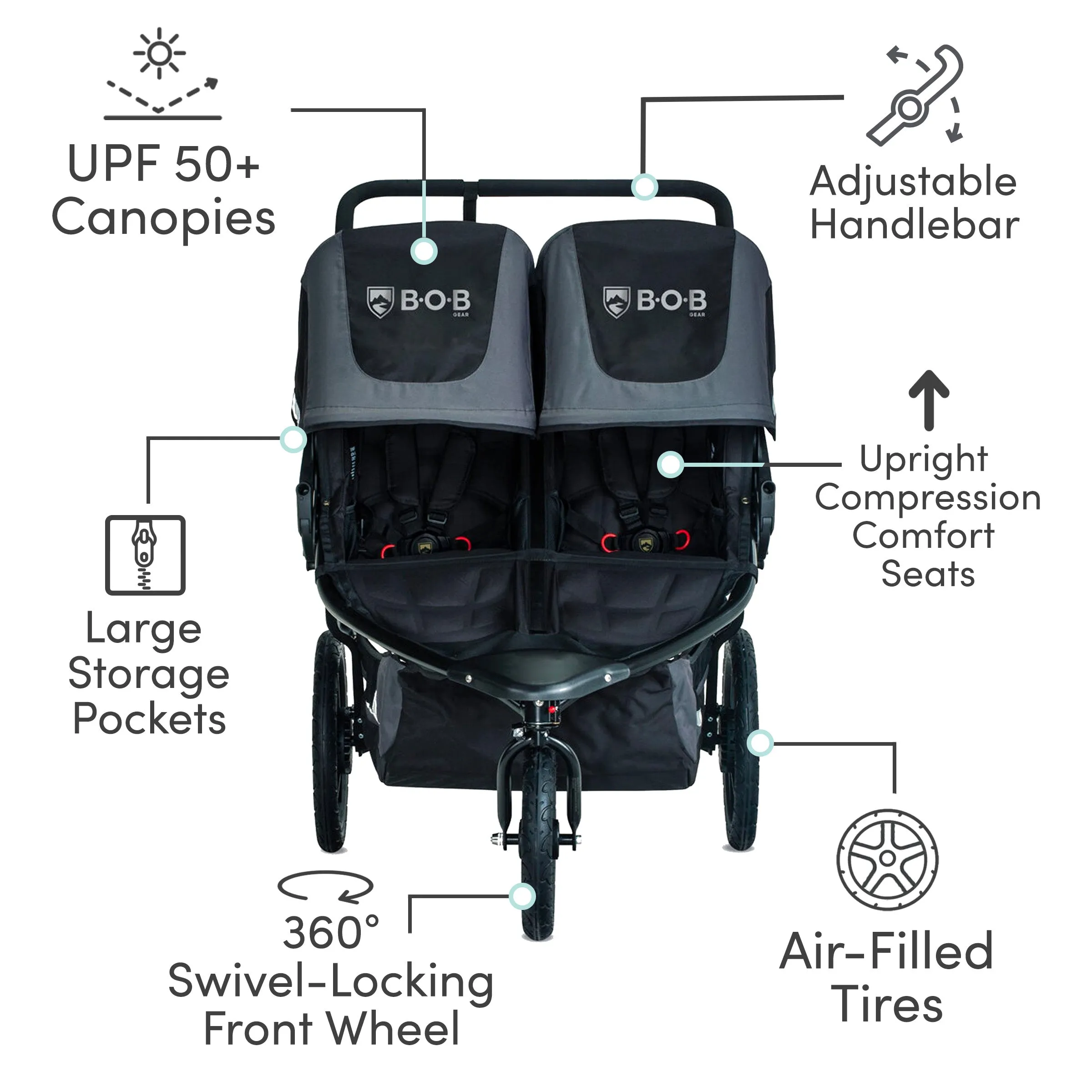 BOB Revolution Flex 3.0 Duallie Jogging Stroller