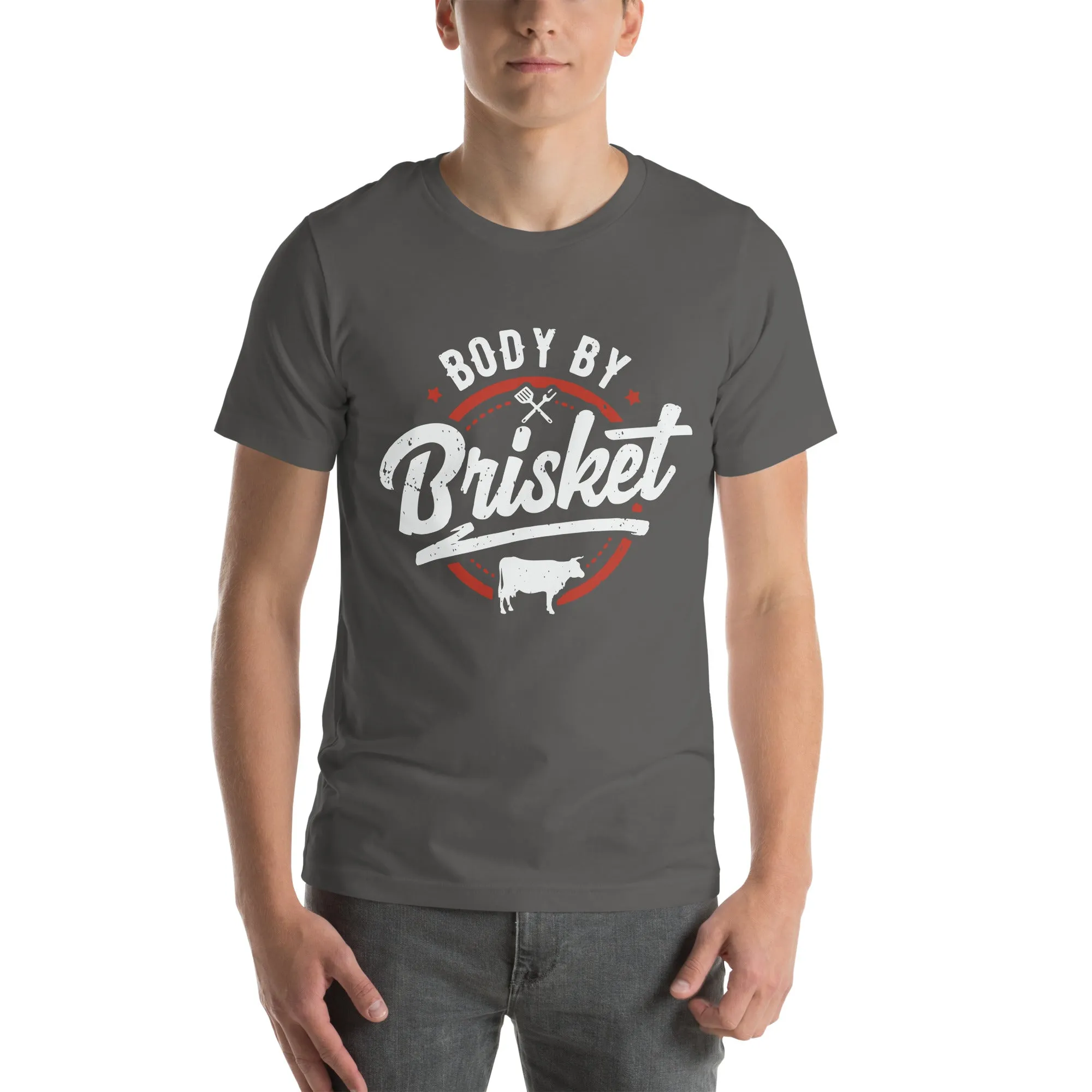 Body by Brisket Funny BBQ T-Shirt – Grill Master Tee for Barbecue Lovers