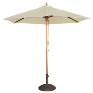 Bolero Round Parasol 2.5m Diameter Cream - CB513