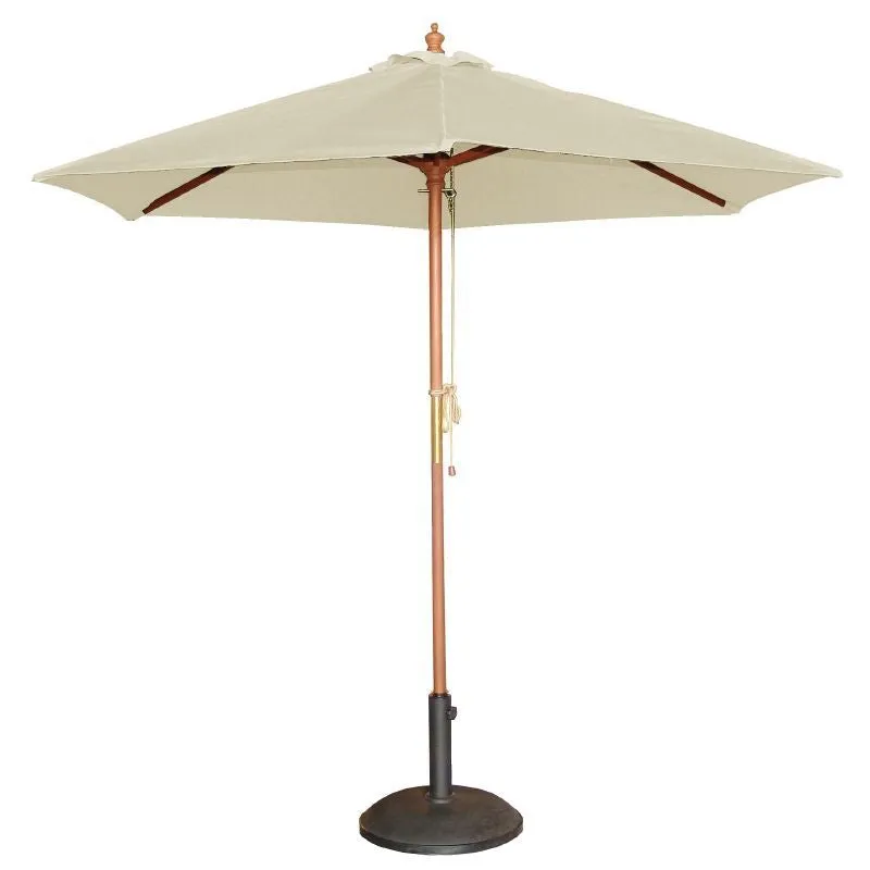 Bolero Round Parasol 2.5m Diameter Cream - CB513