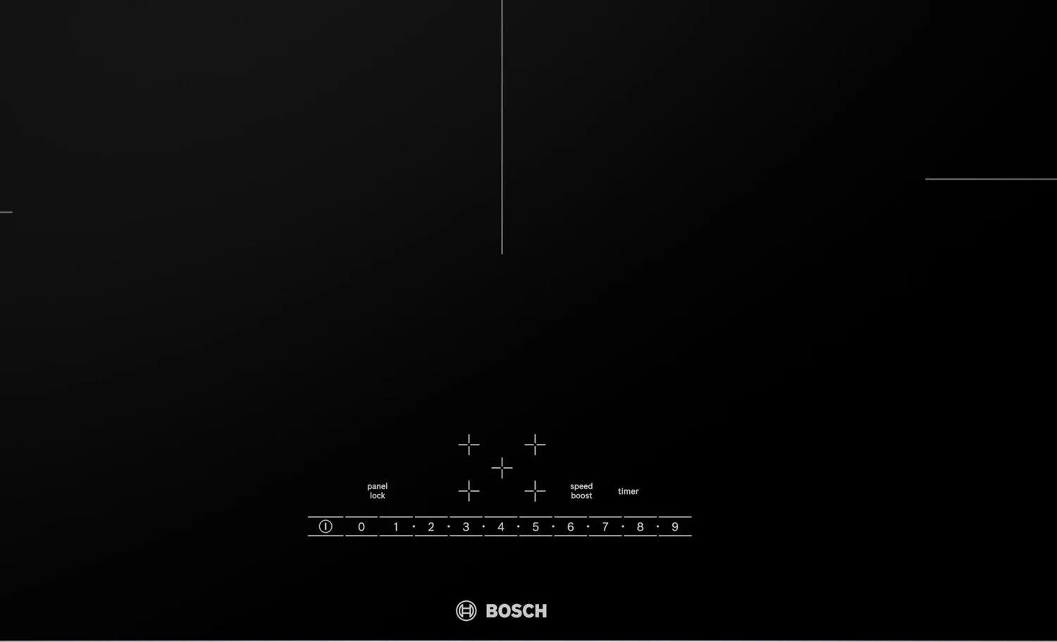 Bosch NIT5660UC 500 Series Induction Cooktop 36'' Black, Surface Mount Without Frame Nit5660Uc