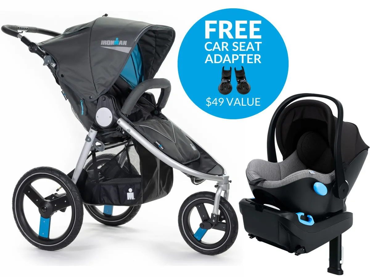 Bumbleride Speed   Clek Liing Travel System - Ironman/Thunder