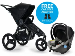 Bumbleride Speed   Clek Liingo Travel System - Matte Black