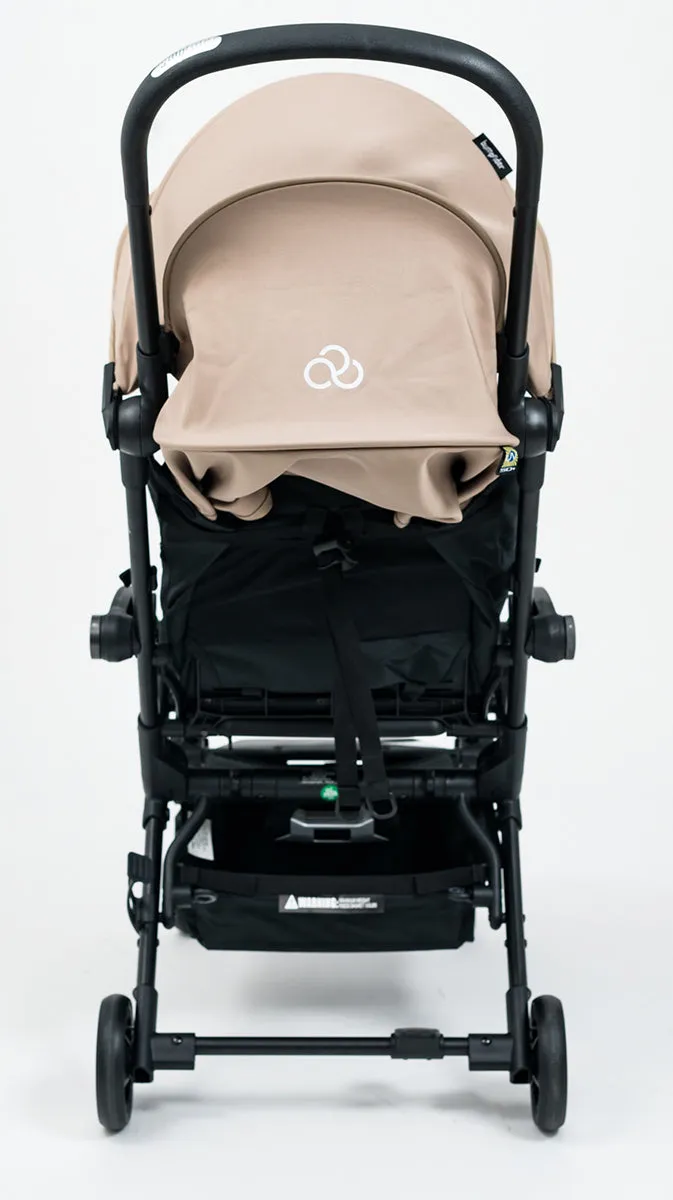 Bumprider Connect 3 Double Stroller Bundle - Black / Sand