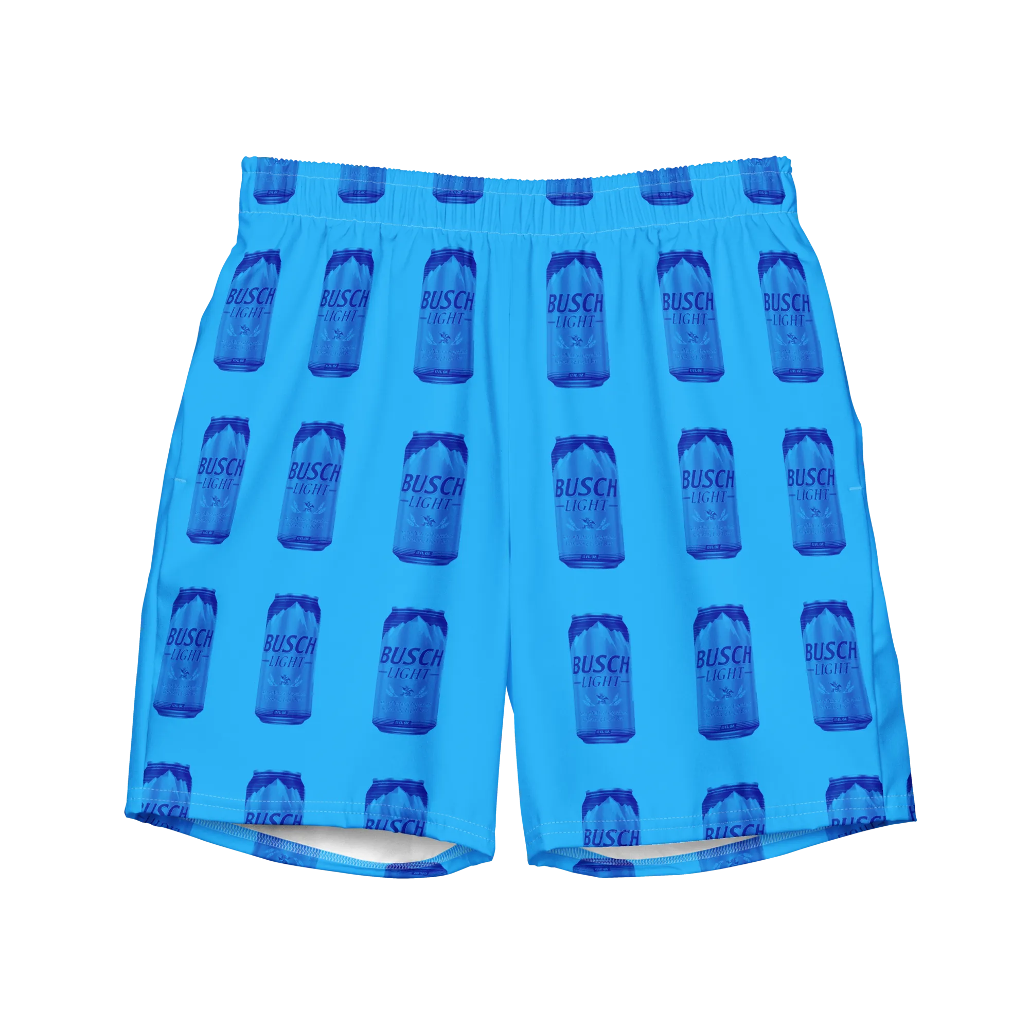 Busch Light Retro Cans Swim Trunks
