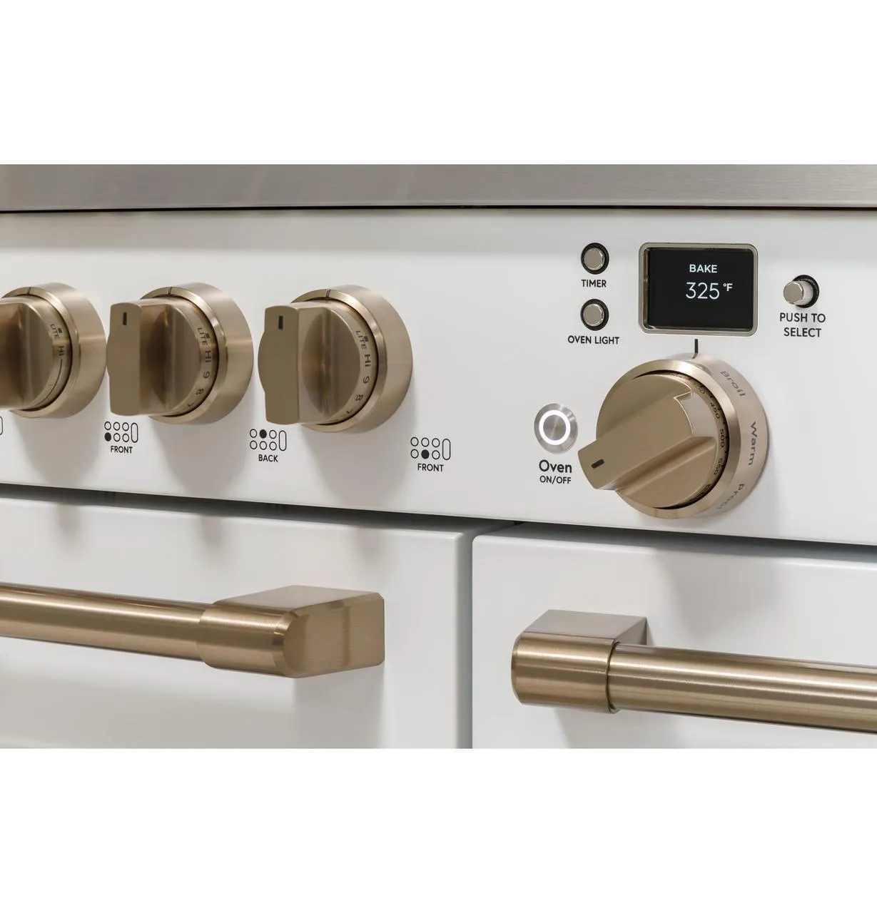 Cafe C2Y486P3TD1 Caf(eback)™ 48" Smart Dual-Fuel Commercial-Style Range with 6 Burners and Griddle (Natural Gas)