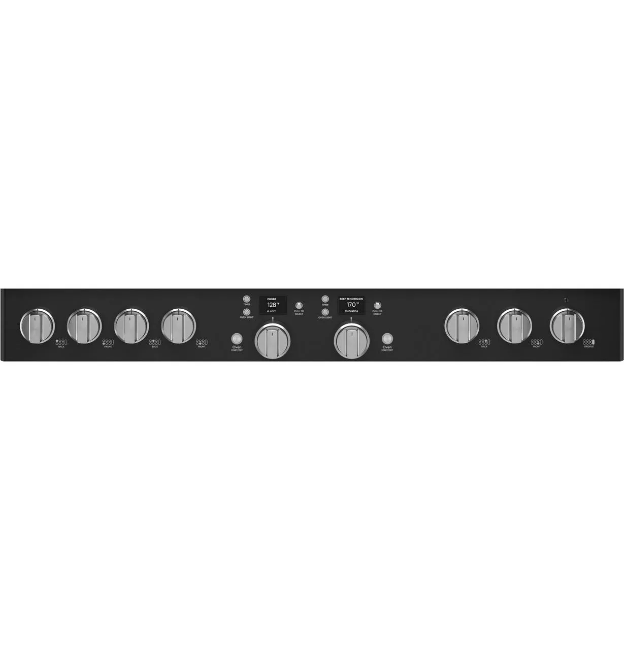 Cafe C2Y486P3TD1 Caf(eback)™ 48" Smart Dual-Fuel Commercial-Style Range with 6 Burners and Griddle (Natural Gas)