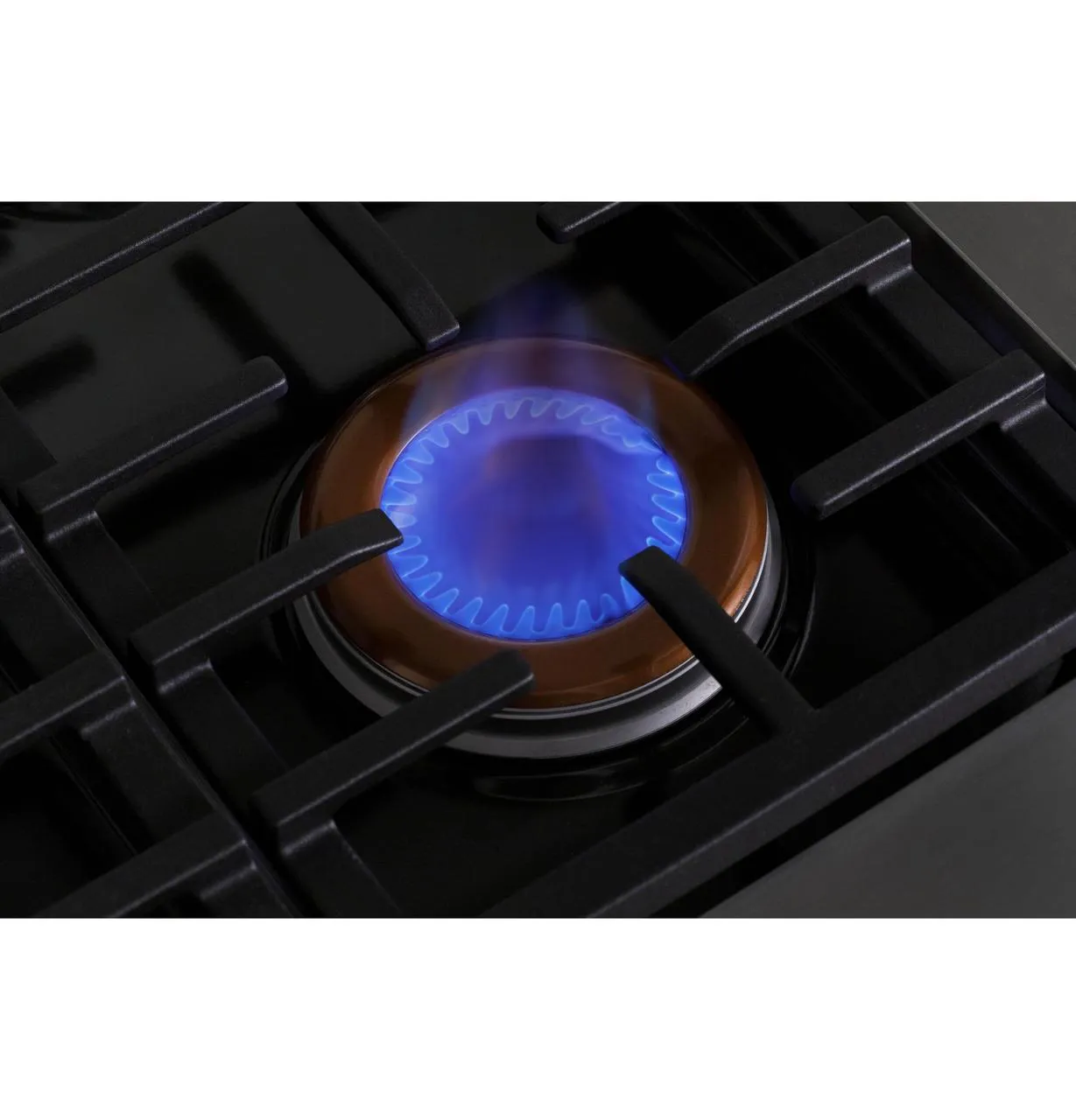Cafe C2Y486P3TD1 Caf(eback)™ 48" Smart Dual-Fuel Commercial-Style Range with 6 Burners and Griddle (Natural Gas)
