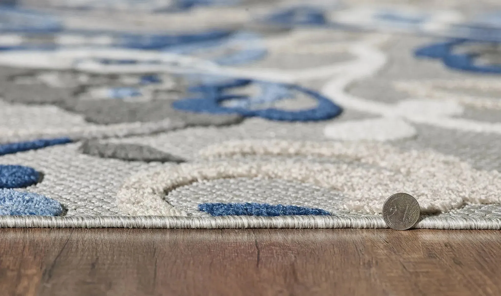 Calla 6922 Grey/Blue Leila Rug