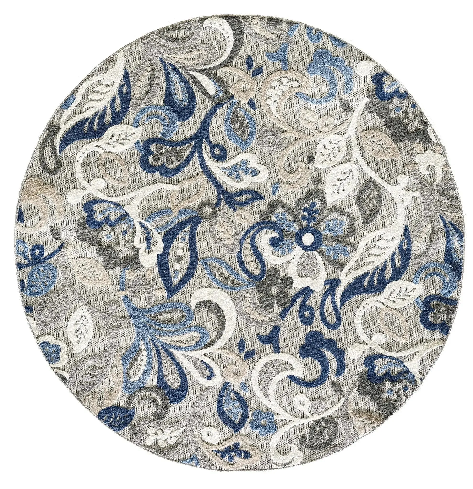 Calla 6922 Grey/Blue Leila Rug