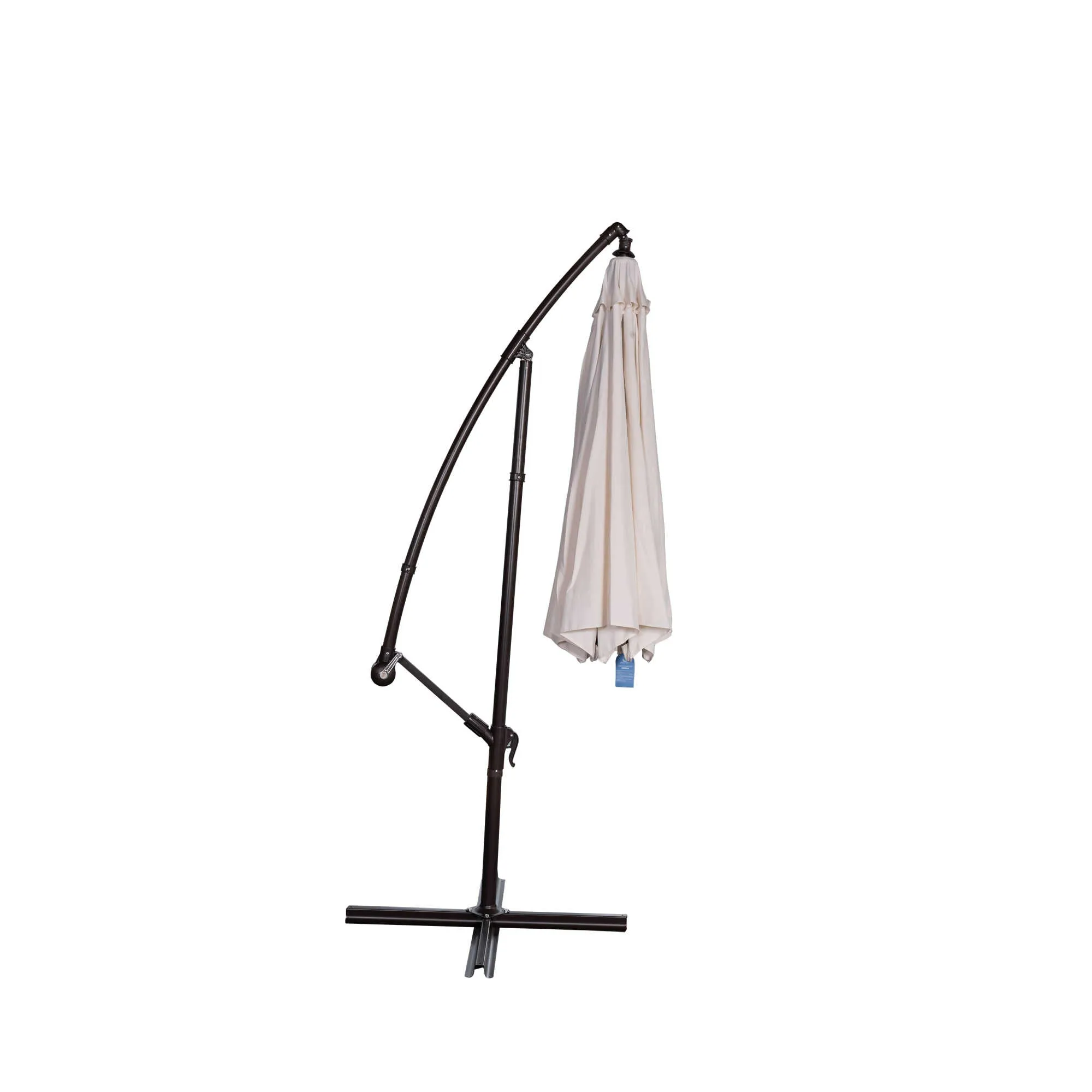 Captiva 10-ft Octagonal Cantilever Umbrella with Base - Breez-Tex Canopy