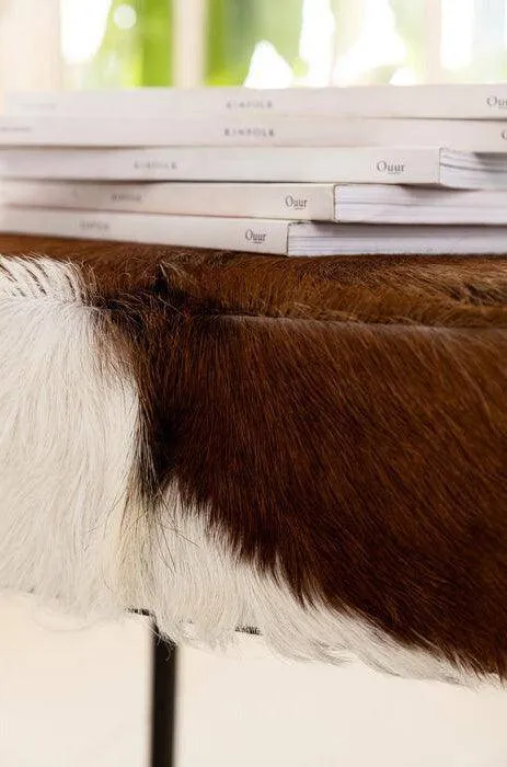 Country Life Real Fur Stool