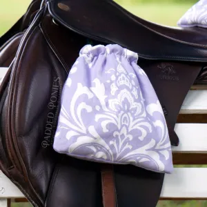 Custom Stirrup Covers Damask