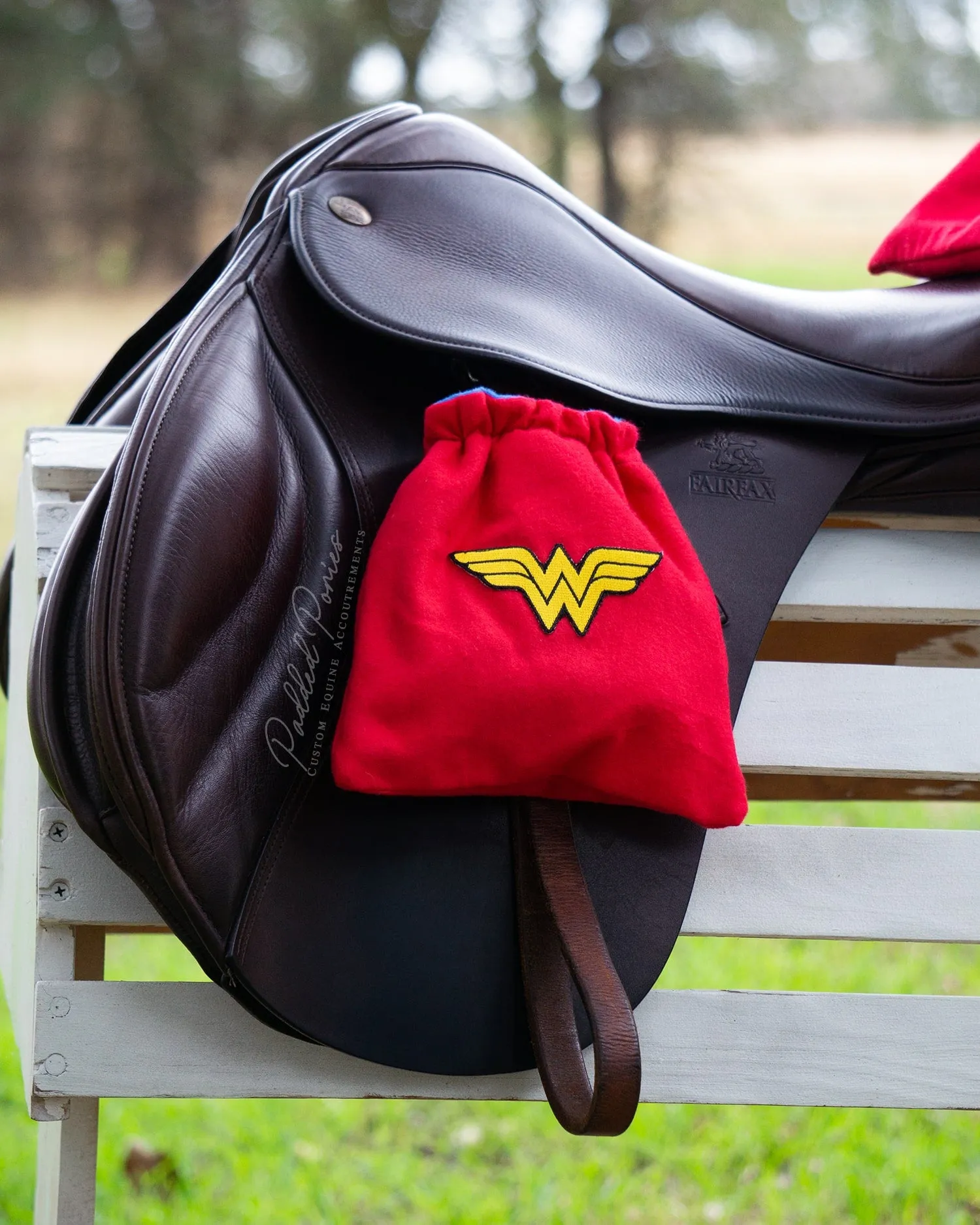 Custom Stirrup Covers Superhero/Villains Patch