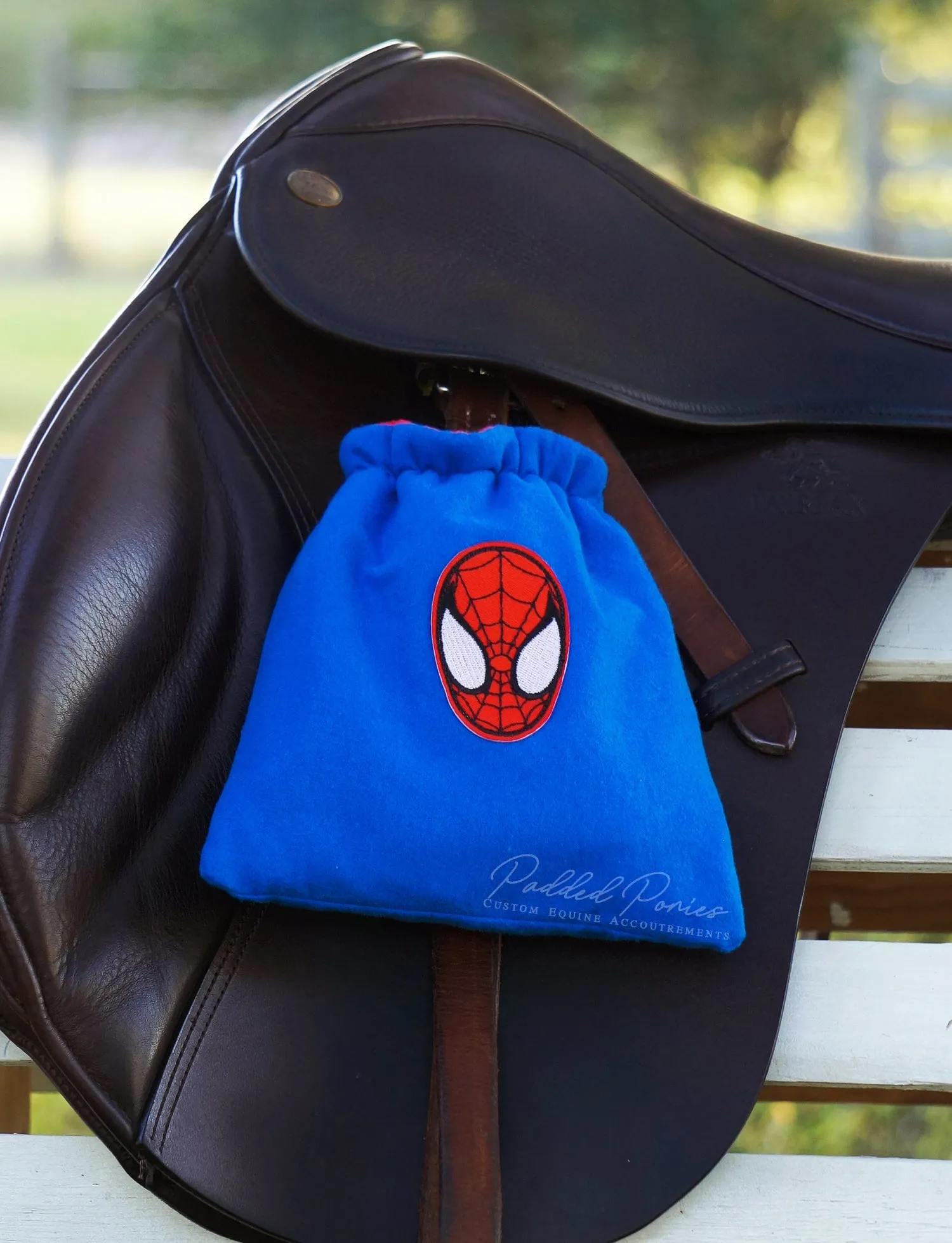 Custom Stirrup Covers Superhero/Villains Patch
