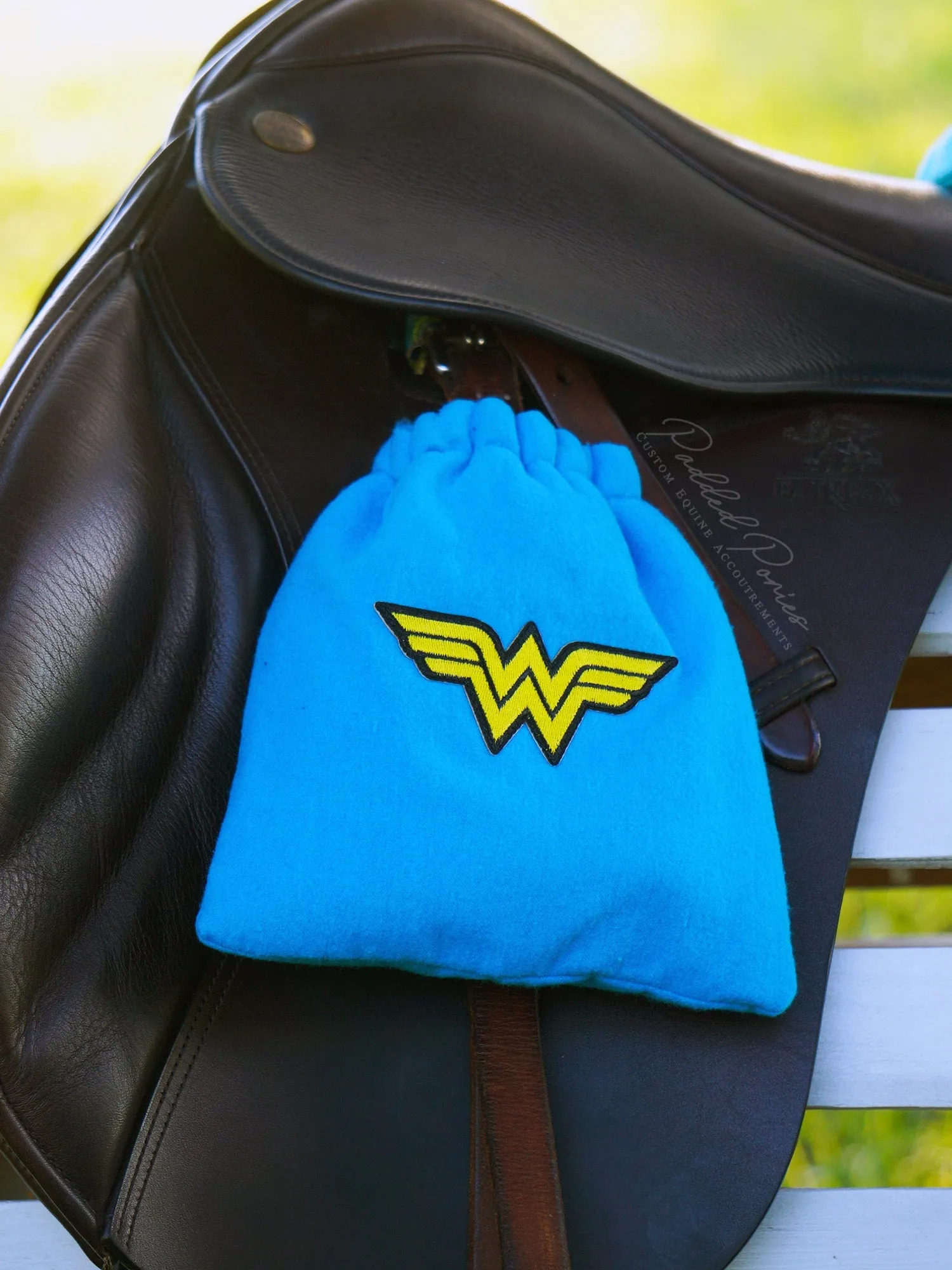 Custom Stirrup Covers Superhero/Villains Patch