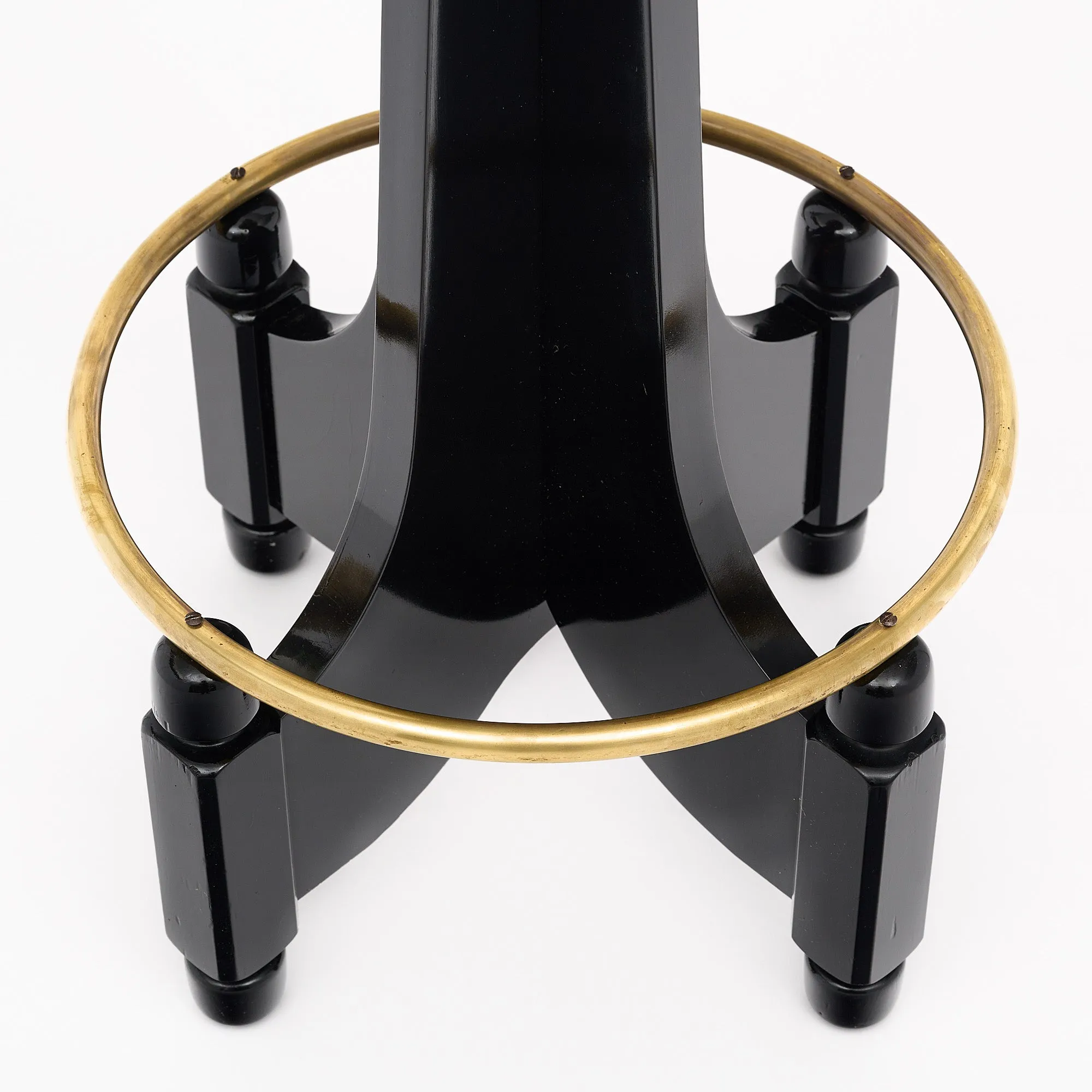Ebonized Mid-Century Stools