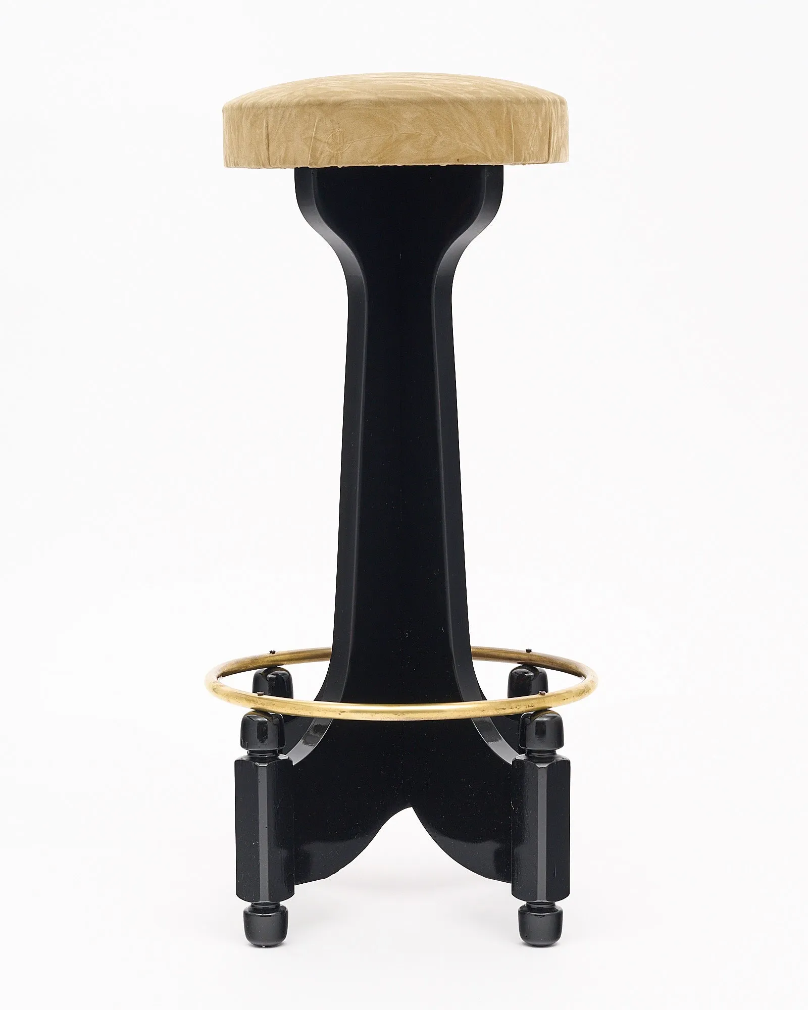 Ebonized Mid-Century Stools