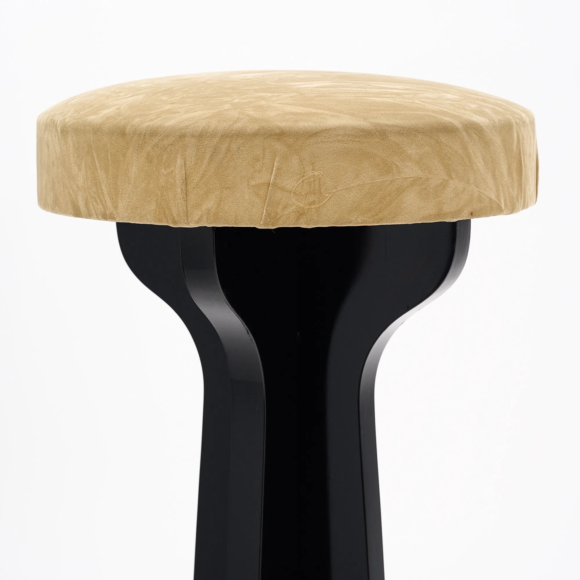 Ebonized Mid-Century Stools